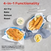 Instant Pot 5.7Qt VORTEX 4-in-1 Air Fryer, Crisps, Roasts, Reheats, Bakes with EvenCrisp Technology, Black