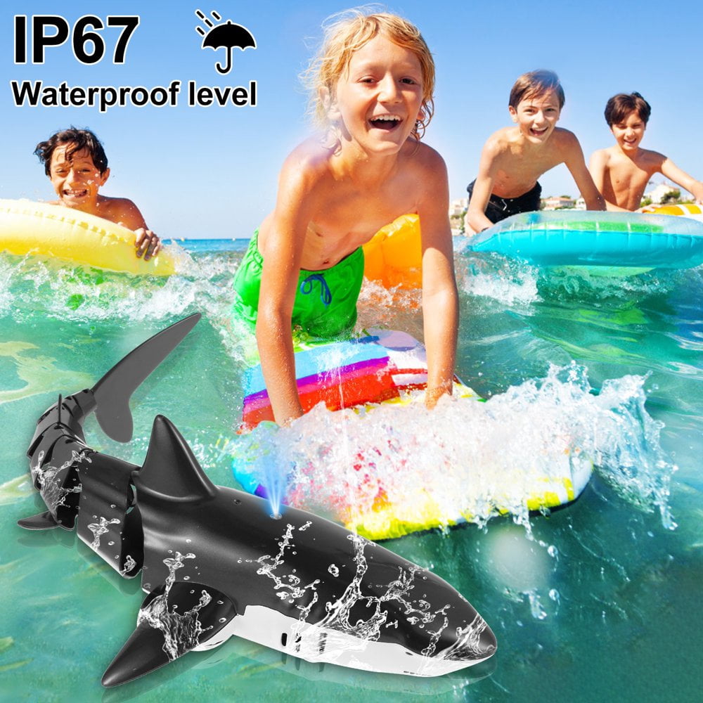 OBEST Requin Télécommandé 2,4 GHz – Bateau Requin RC Haute Simulation Pour Piscine, Lac Ou Baignoire – Jouet Aquatique Fun Pour Enfants