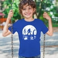 thumbnail image 4 of Alien Bigfoot Loch Ness Monster Moon Youth T-shirt Funny Space UFO Hunter Sasquatch Yeti Dinosaur Nerd Believe Kids, 4 of 7