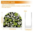 thumbnail image 4 of Yayeee Napkin Holder for Table Set of 2 Kitchen Paper Tissue Organization, Green Flower Pattern, 4 of 8