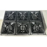 60-Inch Commercial Gas Range with 6 Burners, Flat Griddle, and Double Standard Ovens – Stainless Steel, NSF