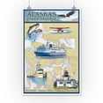 thumbnail image 2 of Inside Passage, Alaska, Nautical Chart (12x18 Wall Art Poster, Room Decor), 2 of 3