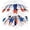Star Cascade, variant on PMU 21 Inch Patriotic Centerpieces for Tables, 250th Anniversary Flag and Star Cascade Patriotic Table Party Decorations, 4th of July Centerpiece Decorations, Red White and Blue Decor