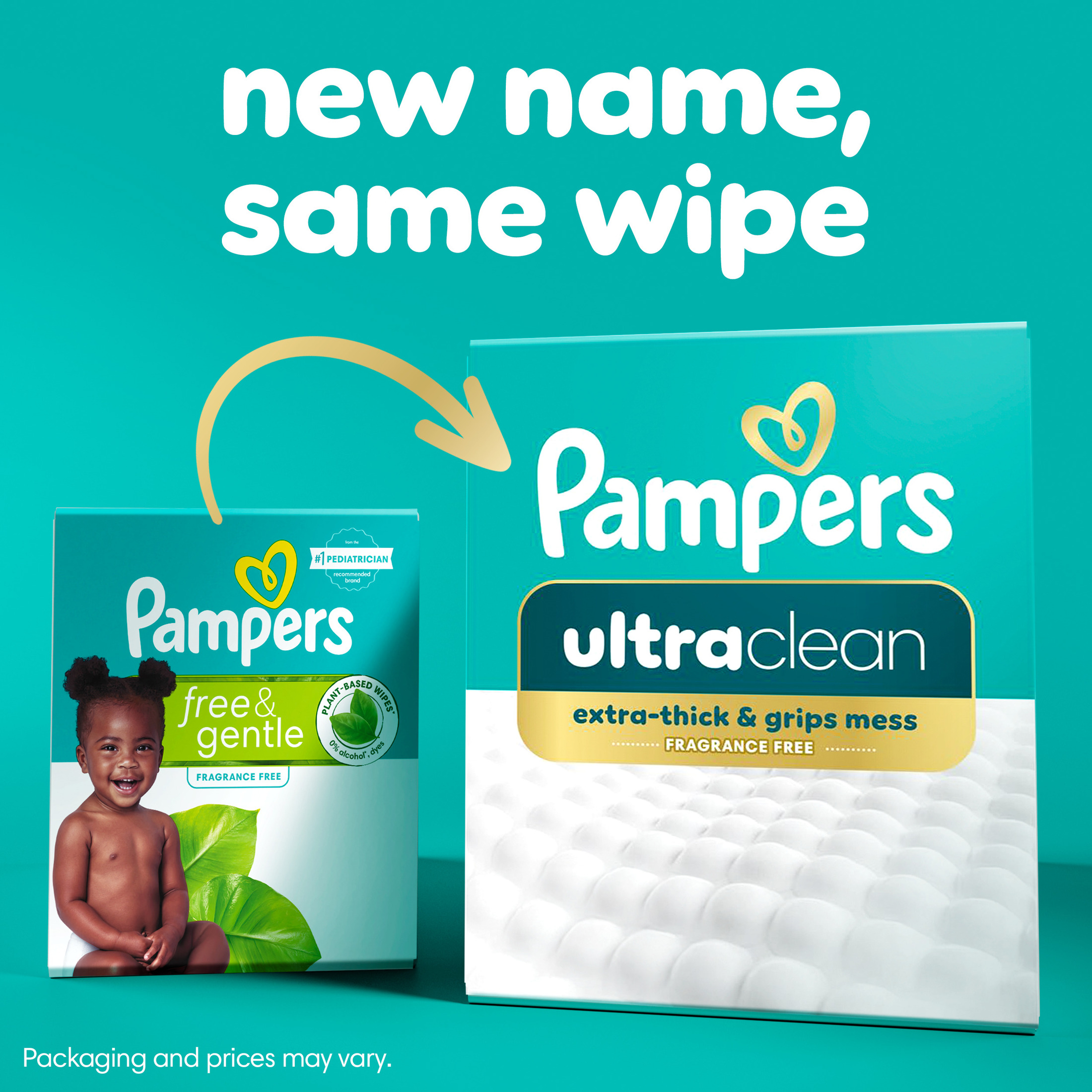 Pampers Ultra Clean Baby Wipes, 8-Pack, 624 Count photo 2