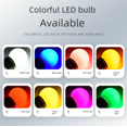 thumbnail image 2 of Bombilla LED de color especial para exteriores, resistente al agua, cadena de luces de colores para vacaciones, bombilla G45 de color pequeña, tamaño compacto, uso versátil, 2 of 4
