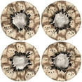thumbnail image 2 of Shower Caps,Cute Hedgehog Pattern Waterproof Shower Cap for Women 4 Pieces,Double Reusable Hair Cover for Shower PEVA Elastic Stretch Hem, 2 of 7