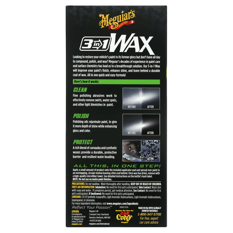 Meguiar's Cleaner Wax A1216 473ml –