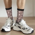 thumbnail image 6 of Lsque cartoon geese Printed Men's Crew Socks, Soft Durable Breathable Moisture-Wicking with Odor Control Cotton socks, 6 of 6