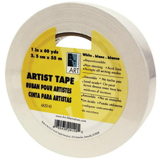 Fantasyon White Art Tape Masking Artists Tape Removable Paper Tape for  Drafting Art Watercolor Painting Canvas Framing - 164FT Long(1/2 Inch) 0.5  Inch