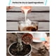 thumbnail image 5 of Juego de 10 Piezas, Juego de Tazas Medidoras de Metal Anidadas, con Mango de Silicona Suave, para Secar e Ingredientes Líquidos, Cocinar y Hornear (Caja de Color), 5 of 5