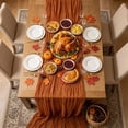 thumbnail image 5 of Cififendec Halloween Boho Tulle Table Runner, 118.11"×35.43", Flowy Sheer Gauze Decorative Table Runner for Spooky Dining Table Halloween Dinner Party, 5 of 6