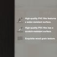 thumbnail image 5 of 72" x 80" Black Closet Sliding DoorTempered Frosted 3 Lite White With Hardware, 5 of 6