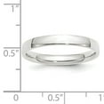 thumbnail image 7 of 14K White Gold 3mm Light Weight Comfort Fit Band Ring Size 10.5, 7 of 7