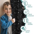 thumbnail image 3 of Blackout Kids Curtains,Black Gothic Sun Moon Star Pattern Childrens Insulated Curtains Set Of 2,Bedroom Essentials,Toddler Room Decor 52x63in(132x160cm), 3 of 5