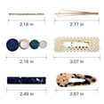 thumbnail image 6 of 20Pcs Pearl Hair Clips - Cehomi Fashion Korean Style Pearls Hair Barrettes Sweet Artificial Macaron Acrylic Resin Barrettes Hairpins for Women,Ladies and Girls Headwear Styling Tools Hair Accessories, 6 of 7