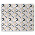 thumbnail image 1 of Abstract Mouse Pad, 90s Memphis Style Inspired Doodled Scattered Look Nursery Concept, Rectangle Non-Slip Rubber Mousepad, Multicolor, by Ambesonne, 1 of 2