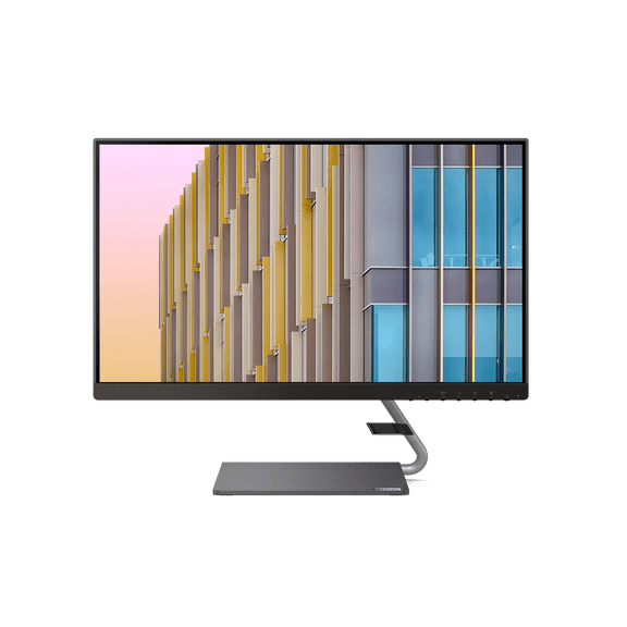 Lenovo Q24h-10 23.8" QHD (2560 x 1440) USB-C LCD Monitor, LED Backlit, AMD FreeSync, 75Hz, 4ms, 99% sRGB, Speakers, Low Blue Light