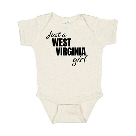 

Inktastic Just a West Virginia Girl Born and Raised Gift Baby Girl Bodysuit