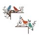 thumbnail image 1 of 2x Letrero de Esquina Decorativo de Pared con Pájaro, Marco de Puerta de Metal, Juego de Decoración de Marco de Puerta para La Decoración Del Hogar Y, 1 of 7