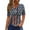 Multicolor-18, variant on HADST Women V-Neck T-Shirts Short Sleeve Plus Size Fourth of July Print Casual Blouses Summer Top S-3XL