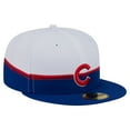 thumbnail image 3 of Men's New Era  Royal/White Chicago Cubs Paint Stroke 59FIFTY-Fitted Hat, 3 of 5