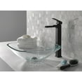 thumbnail image 2 of Delta Ara Single Handle Vessel Channel Bathroom Faucet, Matte Black, 2 of 4