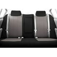 thumbnail image 2 of CalTrend Rear 40/60 Split Back & Solid Cushion NeoPrene Seat Covers for 2007-2010 Toyota Yaris - TY405-08PP Light Grey Insert with Black Trim, 2 of 3