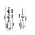 thumbnail image 2 of 48 pcs Crystal Prisms Pendants for Chandeliers Set 38 mm Clear Drop Shaped Icicle Chandelier Crystal Parts., 2 of 5