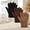 Black, Brown, Dark Brown, variant on 3 Pairs Microfiber Dusting Gloves for Indoor Plants, Leaf Cleaning, Furniture, Blinds, Household Dust Removal (Brown, Dark Green, Dark Red)