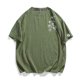 thumbnail image 2 of Top Suelto Impreso de los Hombres, Camiseta de Cuello Redondo de Algodón de Manga Corta para Ropa Casual Y de Vacaciones, Camiseta Transpirable, Blusa Ligera, 2 of 9