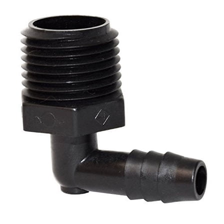 Valterra RF882 1/2" Male Pipe Thread x 3/8" Barb Elbow Fitting