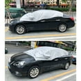 thumbnail image 5 of Cover Prevent Heat Cold Sun Rain Snow Car Cover Half PVC Coating Cover Size M  270 x 150cm, 5 of 5