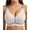 White, variant on Jelly Bras for Women, Full Coverage Seamless Lace Wireless Bra, W-Shape Push Up Support & Back Smoothing, M-2XL