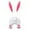 E/1PC, variant on KCEHTA Bunny Butt Wreath Attachment Easter Bunny Butt Wreath Kit Home Front Door Wall Spring Decor