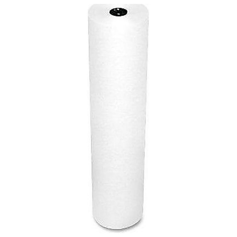 18 inches wide, 1000 feet long, White, Butcher Paper Roll, 40 lb stock,  School Art Supplies, Art Supplies, Craft Paper, Drawing Paper, Paint Paper