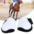 thumbnail image 4 of Tbest Support de Jambe de Cheval Blanc, Enveloppe de Botte de Cheval, pour Équipement Équestre, 4 of 8
