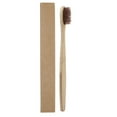 thumbnail image 2 of Soft Fibre Environmentally Wooden Toothbrush Bamboo Handle Toothbrush, 2 of 6