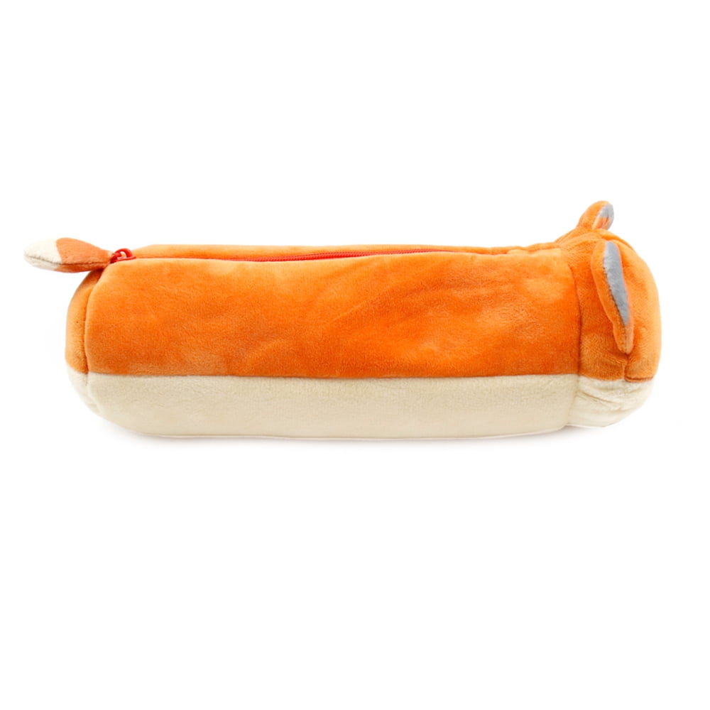 Anirollz Cute Fox Animal Character Plush Pencil Case Pen Pouch : Foxiroll