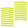 thumbnail image 2 of LOVIVER 20 Pieces Wheel Hub Reflective Sticker for Truck Night Driving Accessory 20 pcs green, 2 of 8