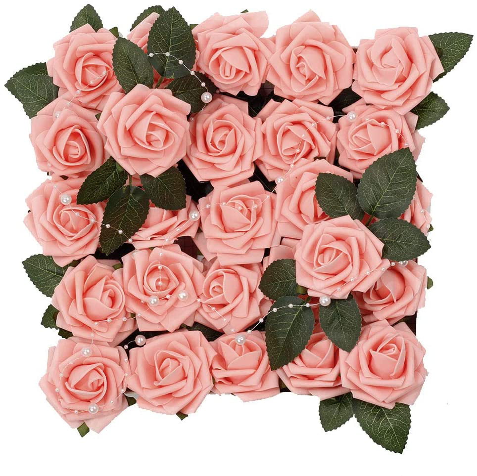 luxury MINI 12 headed foam roses artificial flowers weddings bouquet buttonholes 