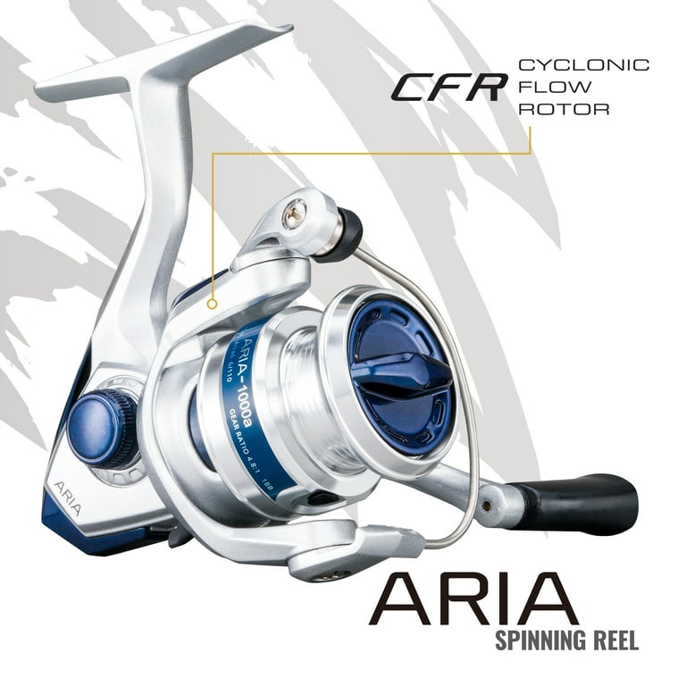 Okuma Aria 1000 Spinning Fishing Reel Freshwater Graphite Drag in