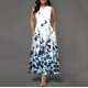 thumbnail image 2 of Nuevo vestido largo informal sin mangas para mujer, estampado bohemio retro., 2 of 5