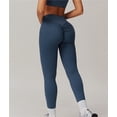 thumbnail image 2 of Leggings de entrenamiento ocultos for mujer, cintura alta, levantamiento de glúteos con control de barriga, pantalones de yoga for gimnasio, 2 of 7
