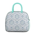 thumbnail image 2 of Lunch Bag Lunch Box for Women Reusable Insulated Lunch Cooler Bags,Large Capacity for Work Travel Picnic,Water-Resistant Blue Grey Baroque Lunch Tote Bag Gifts for Woman Mom Greenish-blue, 2 of 6
