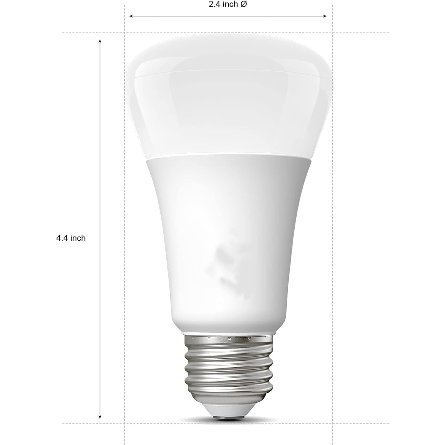 Smart 60W A19 LED Bulb - White and Color Ambiance Color-Changing Light - 1 Pack - 800LM - E26 - Indoor - Control with Hue App - Works with Alexa, Google Assistant and Apple Homekit