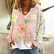 thumbnail image 1 of Puntoco Chaqueta Informal Con Botones Y Estampado De Moda Para Mujer, 1 of 5