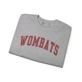 thumbnail image 3 of Wombat Sweatshirt Gifts Crew Neck Shirt Long Sleeve Unisex, 3 of 7