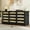 Black, variant on Sunvasagoo 12-Drawer Farmhouse Dresser with Rattan Panels, 63" Wood Chest, Neutral Finish