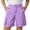 j20-Purple, variant on LIIPEE Girls Cargo Shorts Summer Lightweight Solid Color Comfort Waist Fashion Buttons Shorts With Pockets Kids Cute Loose Fit Daily School Wear,11-12 Years