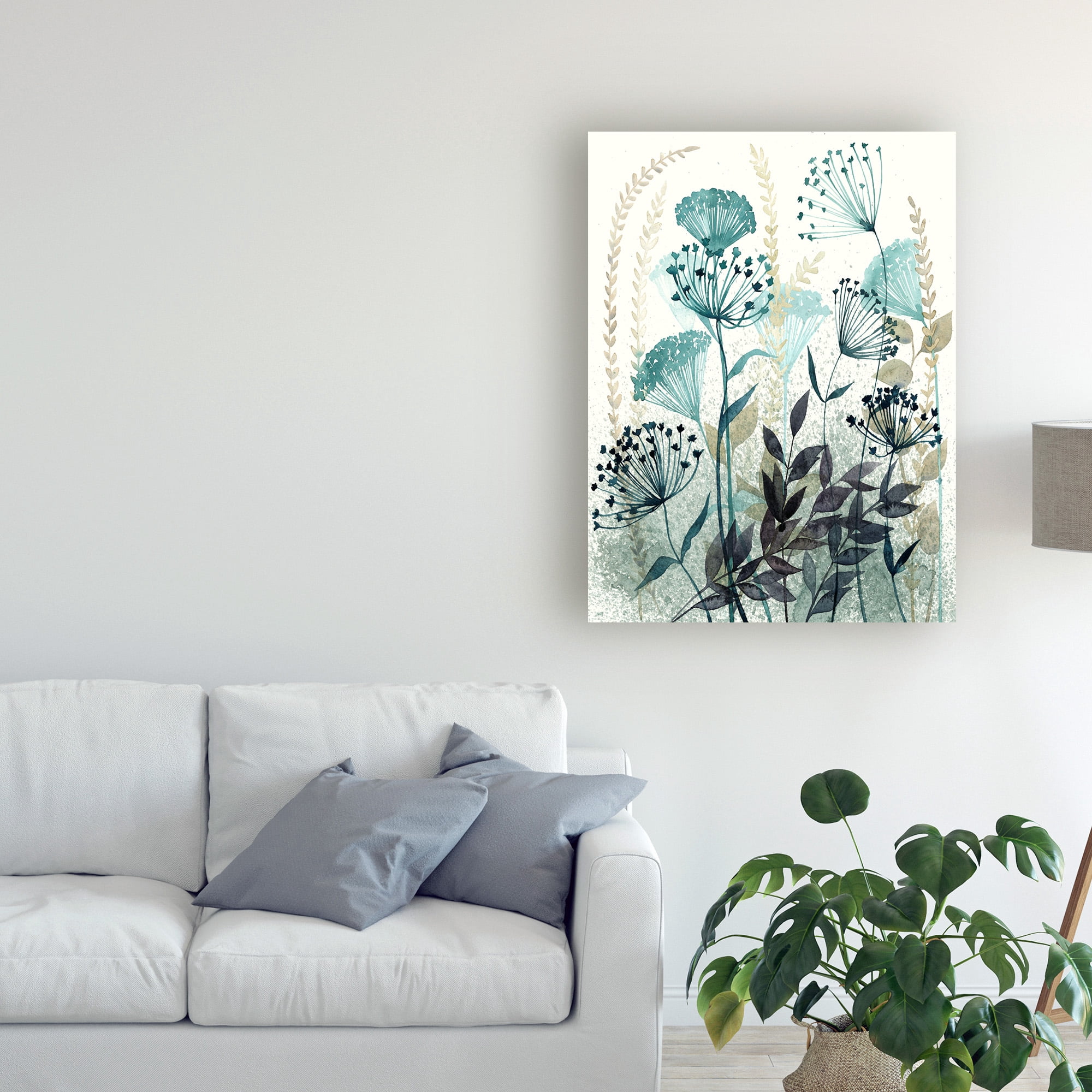 Trademark Fine Art 'Allayed Floral I' Canvas Art by Grace Popp